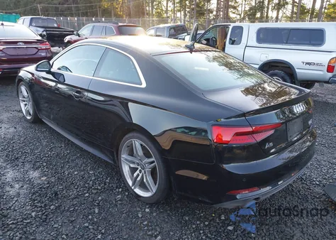 2018 Audi A5 2.0T Premium z USA, uszkodzony, nr VIN WAUTNAF50JA010298